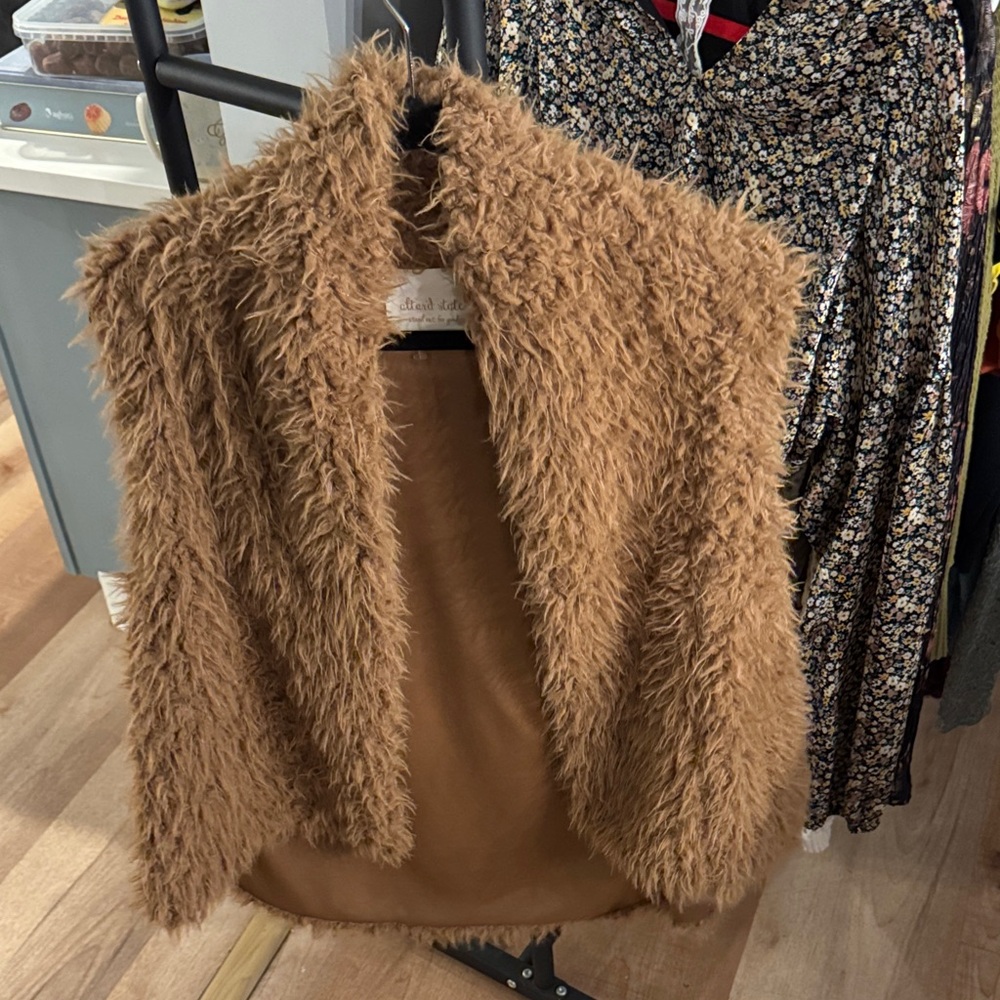 Altar'd State Tan Teddy Jacket